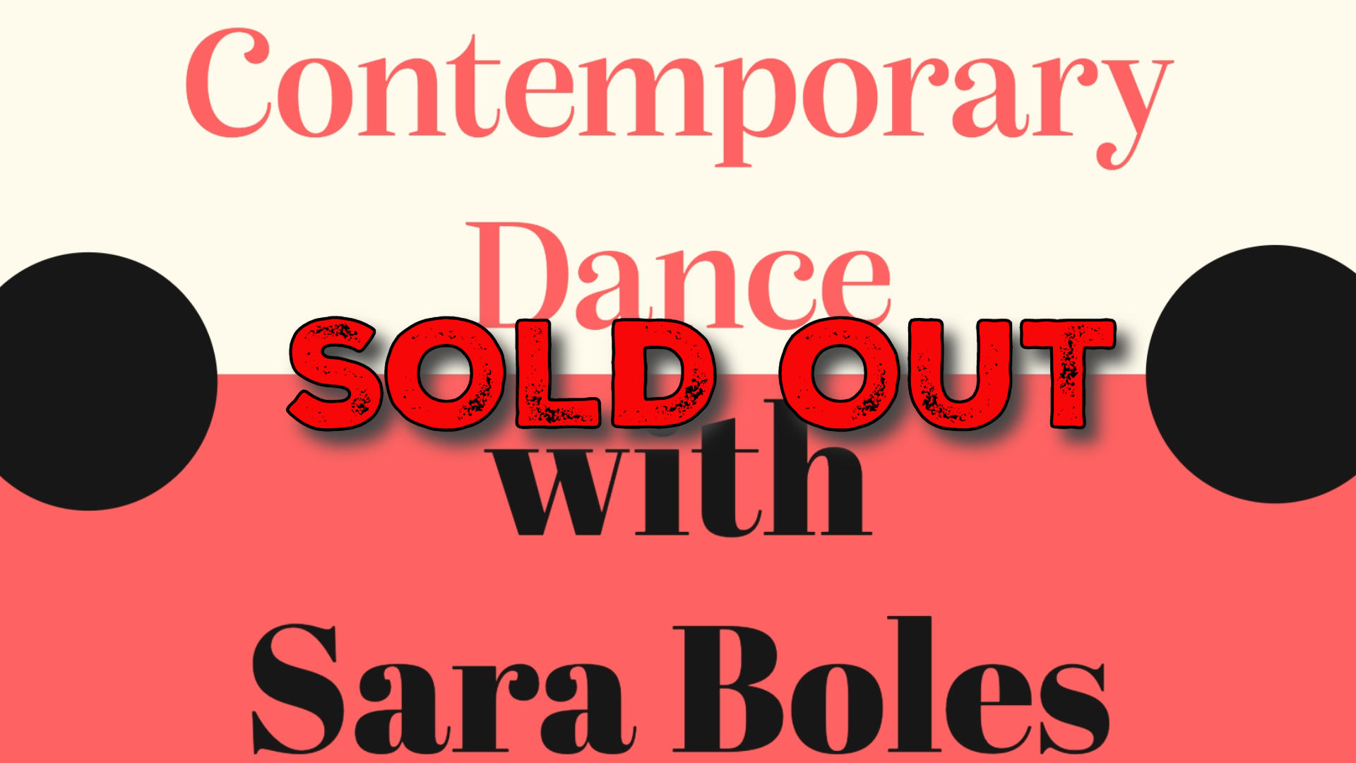 Contemporary Dance with Sara Boles (Evening)