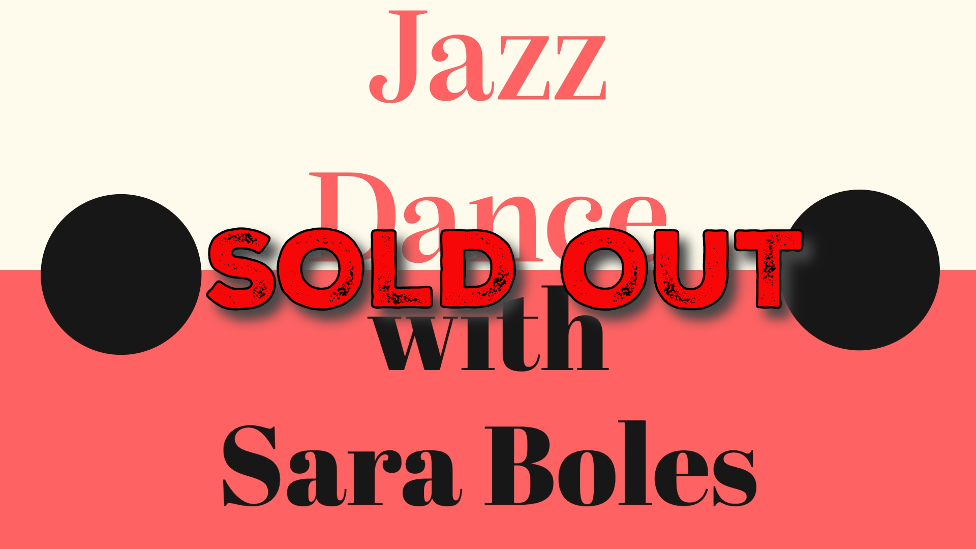 Jazz Dance with Sara Boles (Friday Session 1)